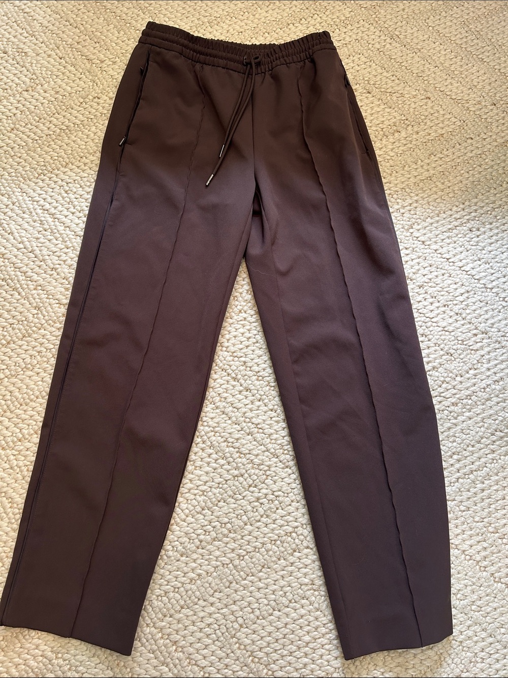 Athleta Women’s Dark Brown Drawstring Jogger Pants